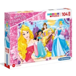 Puzzle Le Principesse Disney 104 Pezzi Maxi - Clementoni
