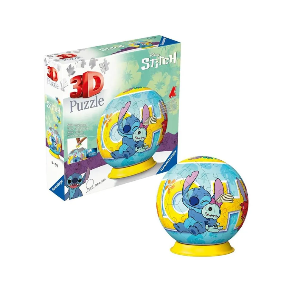 Puzzle palla 3D Stitch - Ravensburger