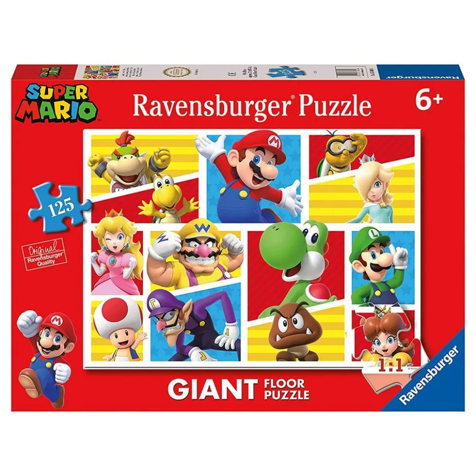 Puzzle 125 pz personaggi Super Mario - Ravensburger