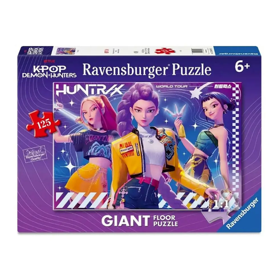 Ravensburger Puzzle Giant 125 Pezzi K-Pop Demon Hunters 70x50 cm