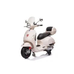 Scooter elettrico Vespa Gts bianco per bambini - Mazzeo Giocattoli