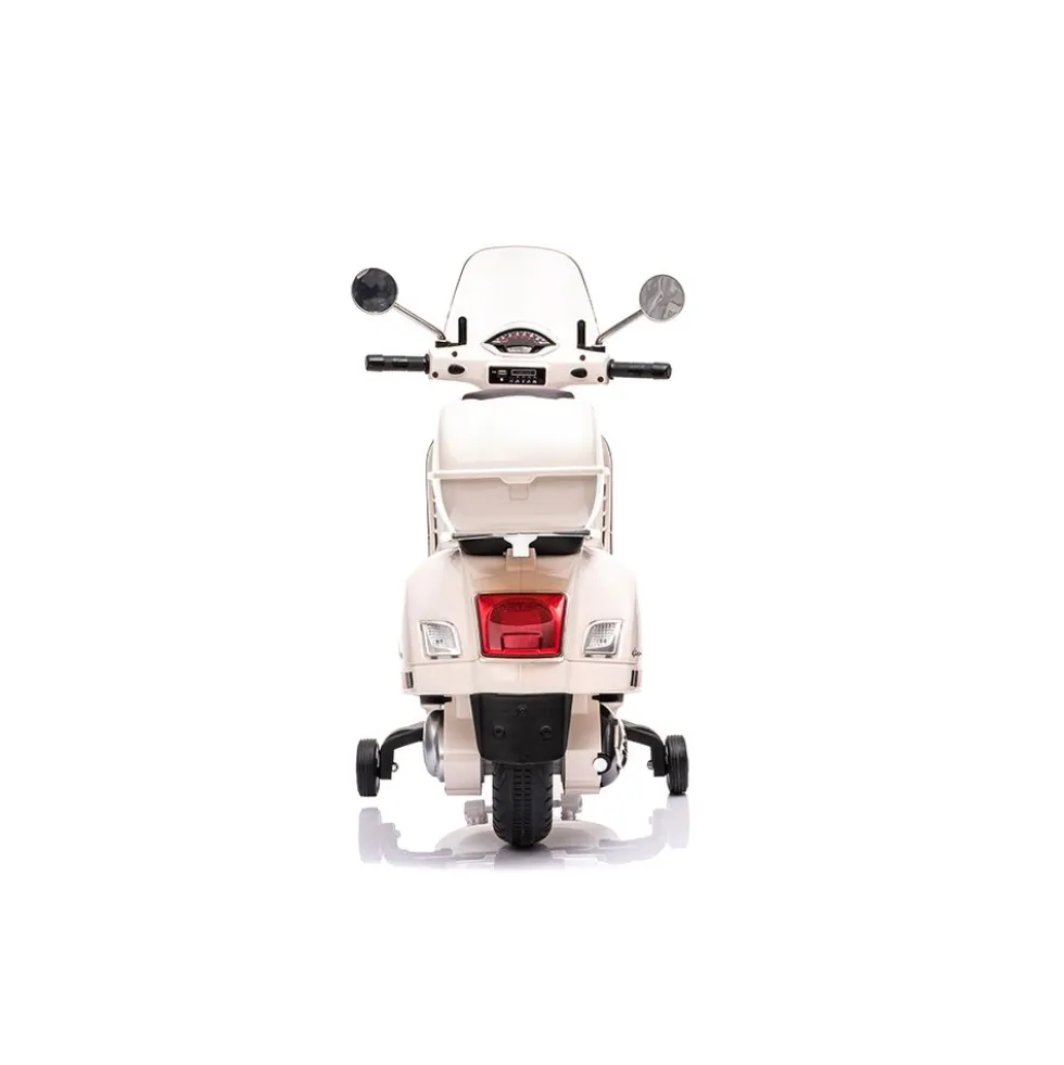 Scooter elettrico Vespa Gts bianco per bambini - Mazzeo Giocattoli