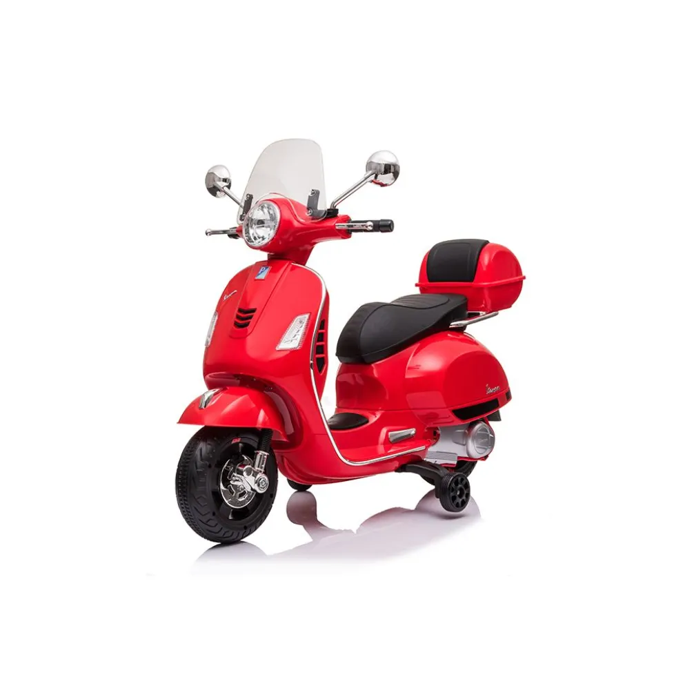 Scooter elettrico Vespa Gts rosso per bambini - Mazzeo Giocattoli