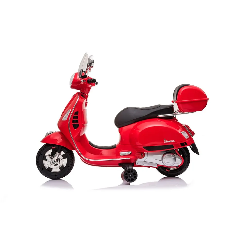 Scooter elettrico Vespa Gts rosso per bambini - Mazzeo Giocattoli