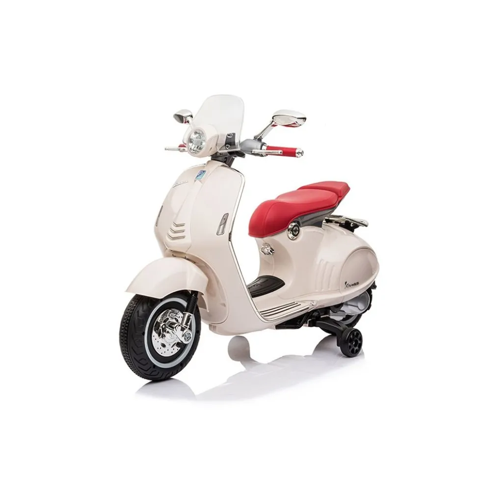 Scooter Vespa per bambino colore bianco - Mazzeo Giocattoli