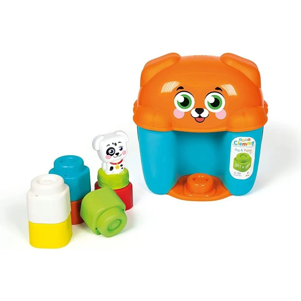 Secchiello con Mattoncini Clemmy Dog - Clementoni
