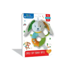 Sonaglino Bimbo Lovely Soft Bunny Rattle - Clementoni