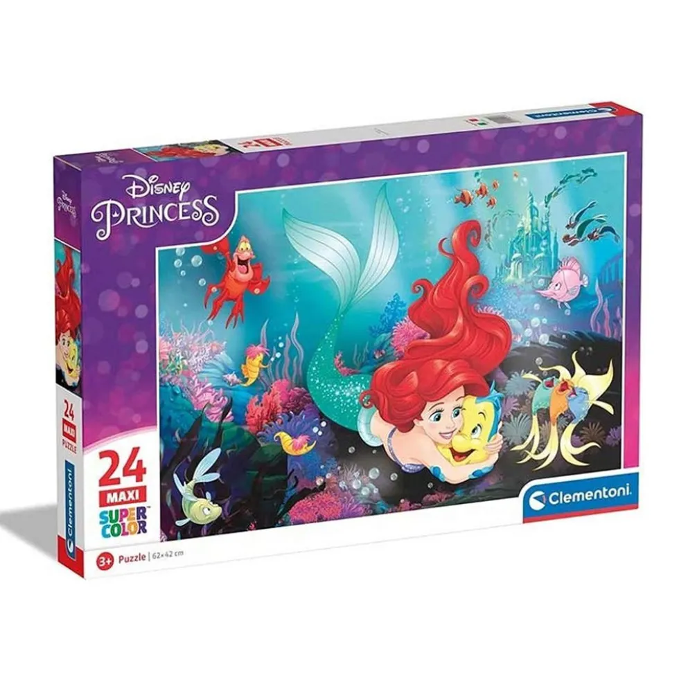 SuperColor Puzzle La Sirenetta 24 Pezzi – Clementoni