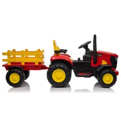 Trattore cavalcabile rosso elettrico per bambino - Mazzeo Giocattoli