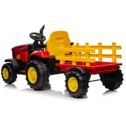 Trattore cavalcabile rosso elettrico per bambino - Mazzeo Giocattoli