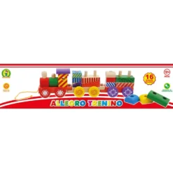 Trenino con blocchi colorati - Mazzeo Giocattoli