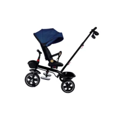 Triciclo blu con cappotta per bambino - Mazzeo Giocattoli