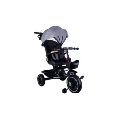 Triciclo grigio con cappotta per bambino - Mazzeo Giocattoli