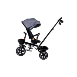 Triciclo grigio con cappotta per bambino - Mazzeo Giocattoli