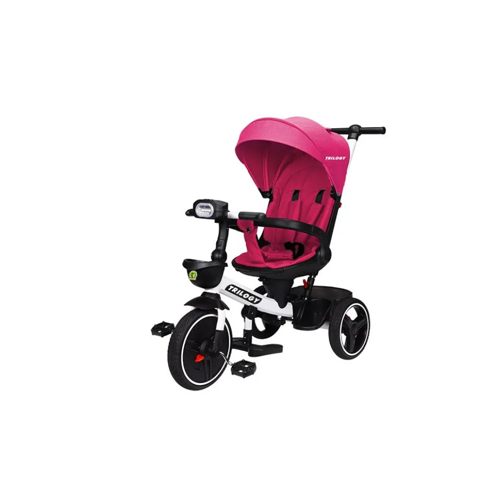 Triciclo Trilogy rosa per Bimba - Mazzeo Giocattoli